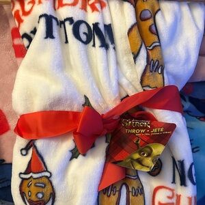 Shrek Christmas Throw Blanket